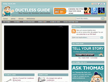Tablet Screenshot of ductlessguide.com